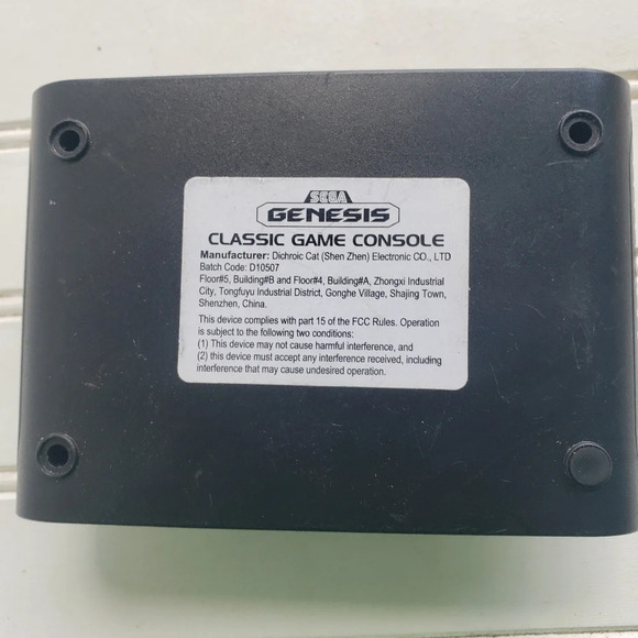 Sega Genesis Classic Game Console 80 Built In Games AtGames 2012 Not Tested - Picture 9 of 9